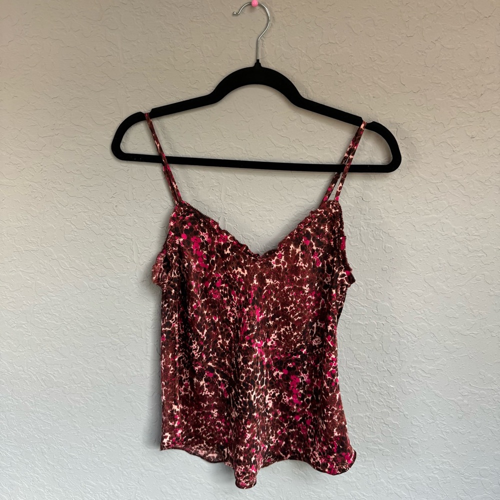 ARITZIA + Wilfred Satin Ruffle Trim Tank